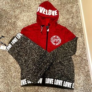 Ashley Stewart, jacket and jogging pants, size1X